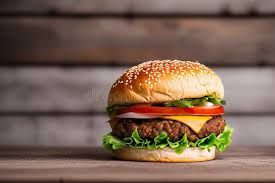 Boken Beef Burger Sandwich