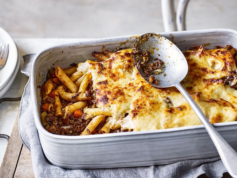 Bolognese Gratin Pasta