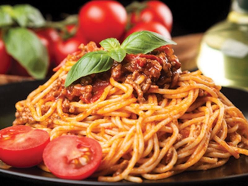 Bolognese Meat And Mushroom Pasta