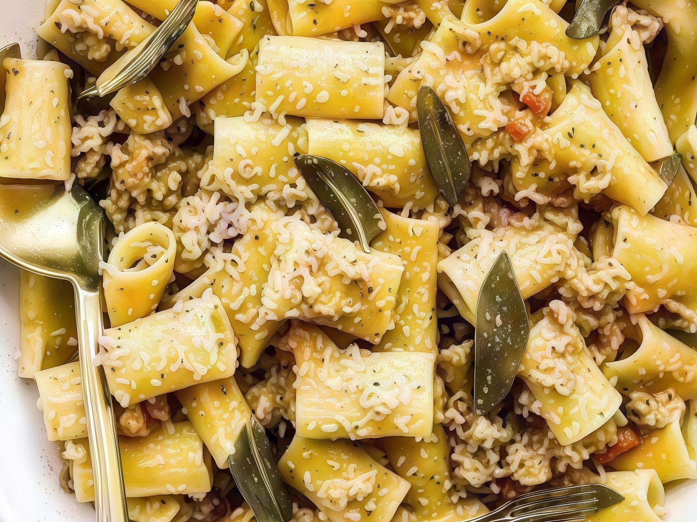 Pasta Bolognese White Sauce
