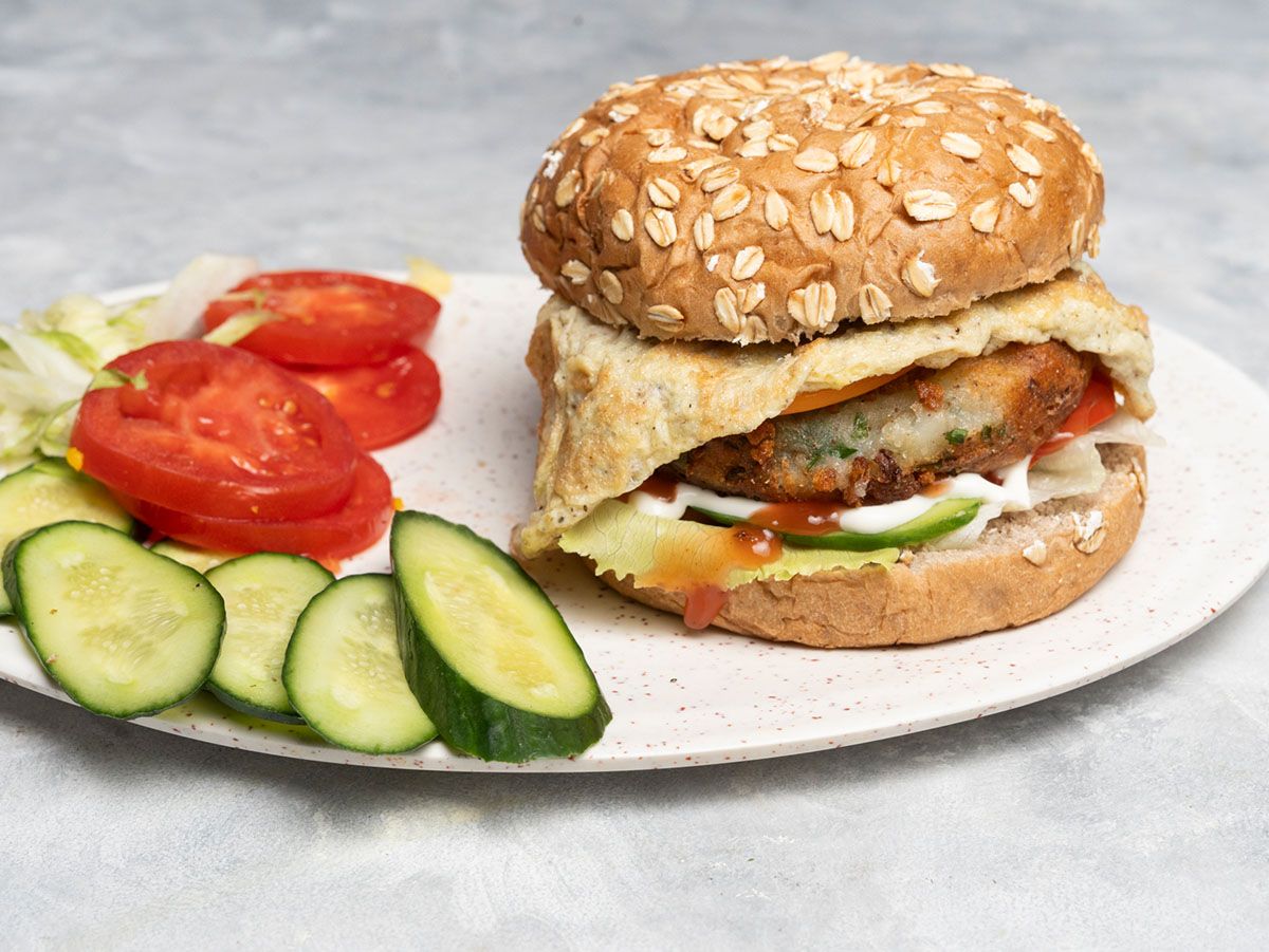 Boom Rushed Burger Sandwich
