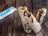 Bounty Chocolate Ice Cream Roll