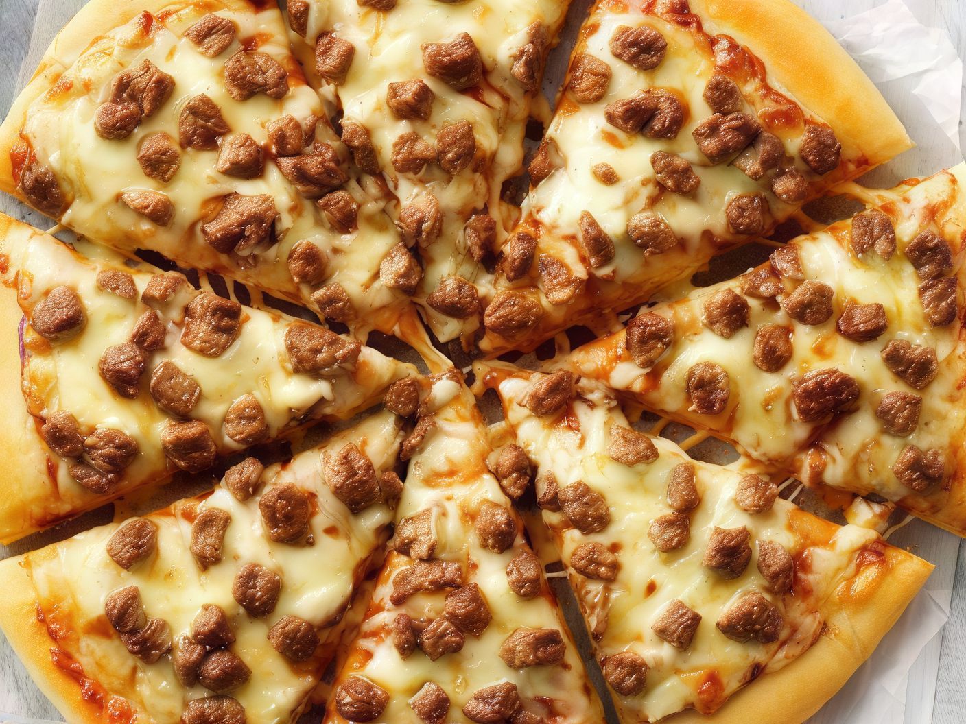 BBQ Steak Pizza