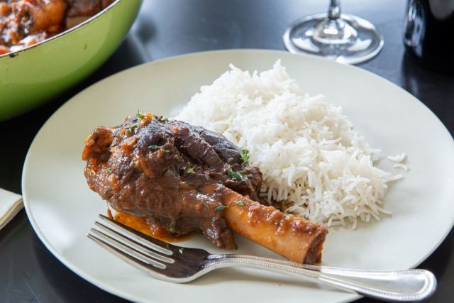 Shank With Rice Platter