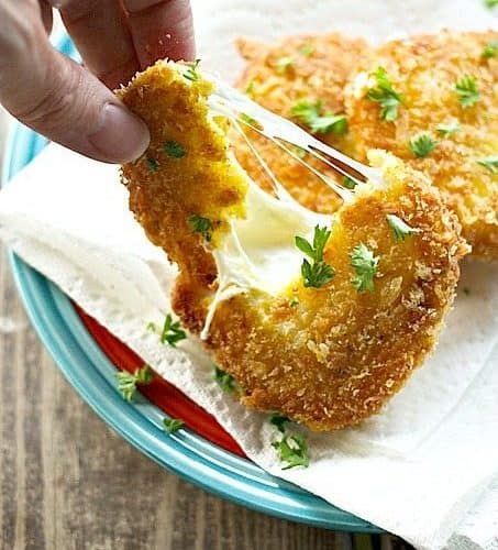 Fried Mozzarella Slab