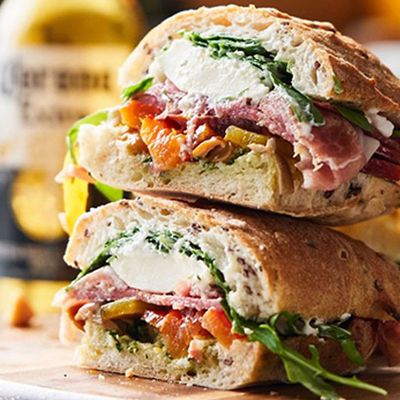 Bresaola Brie Baguette Sandwiches