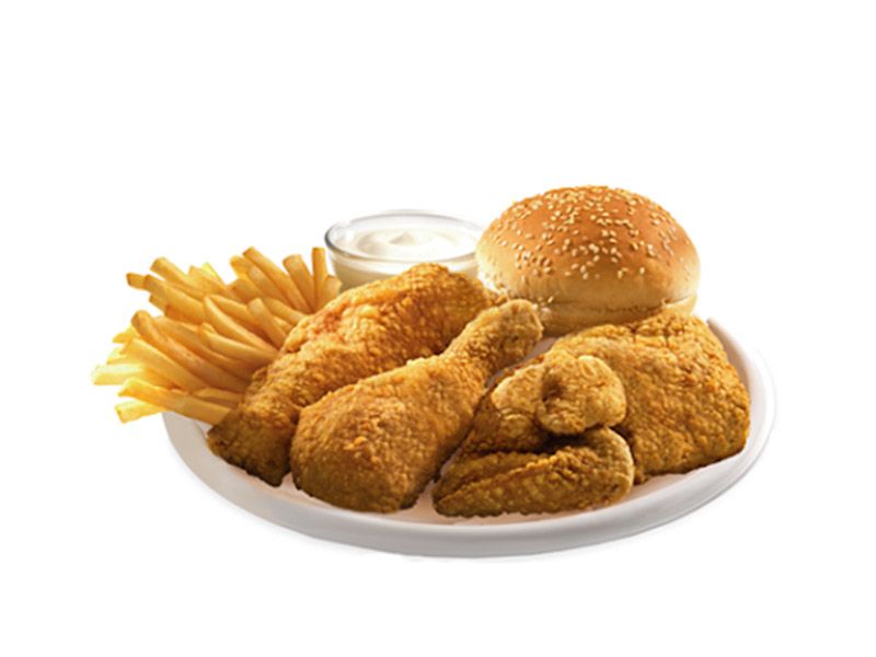 Broasted Chicken 4 Pieces Meal