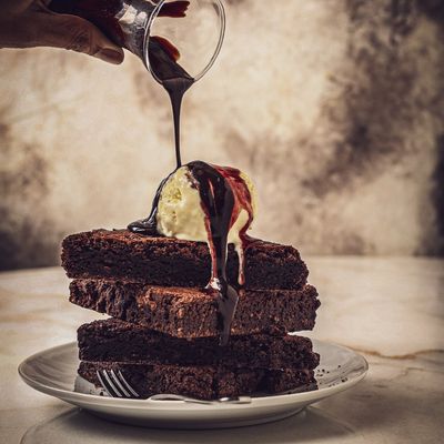 Brownies ice cream