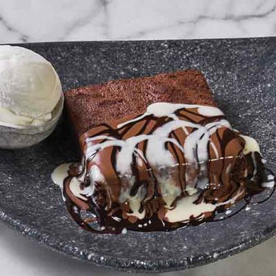 Brownies with Ice Cream