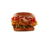 Buffalo Burger With Ranch Sauce Sandwich