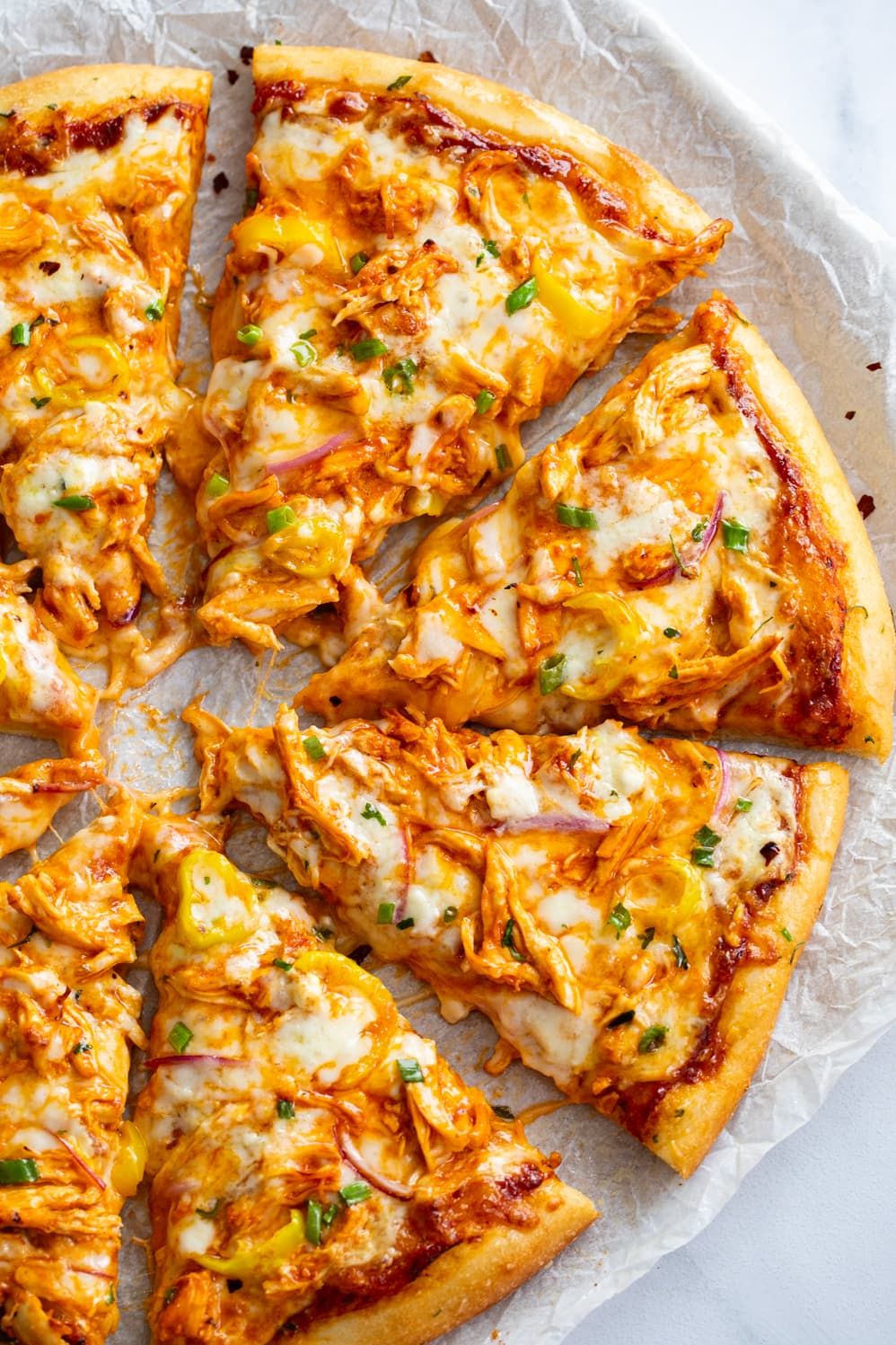 Mix Cheese With Chicken Pizza