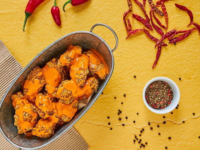 Boneless Chicken Wings With Buffalo Sauce