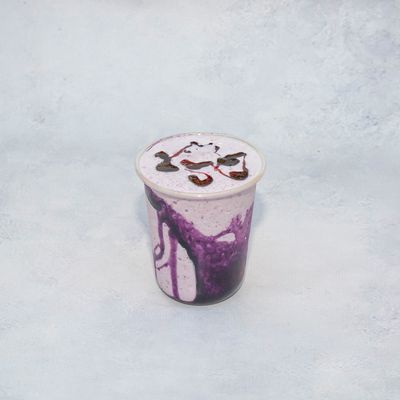 Boba Blueberry Milkshake