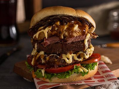 Burgasm Beef Burger Sandwich