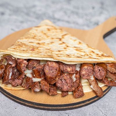 Burger + Hot dog Mix Crepe