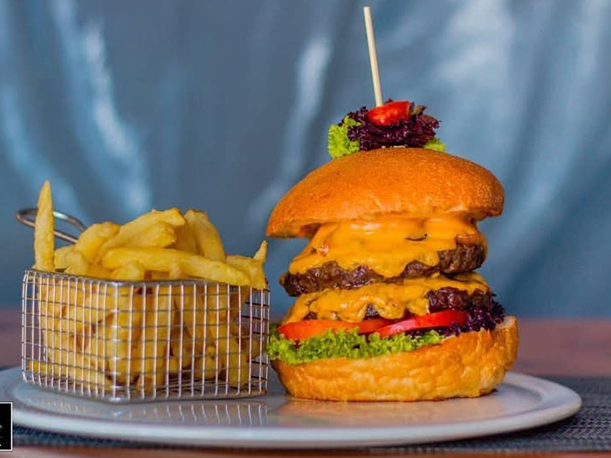 Burger And Fries Meal