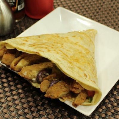 Chicken Burger Crepe