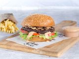 Burger 'n' Mushroom Sandwich