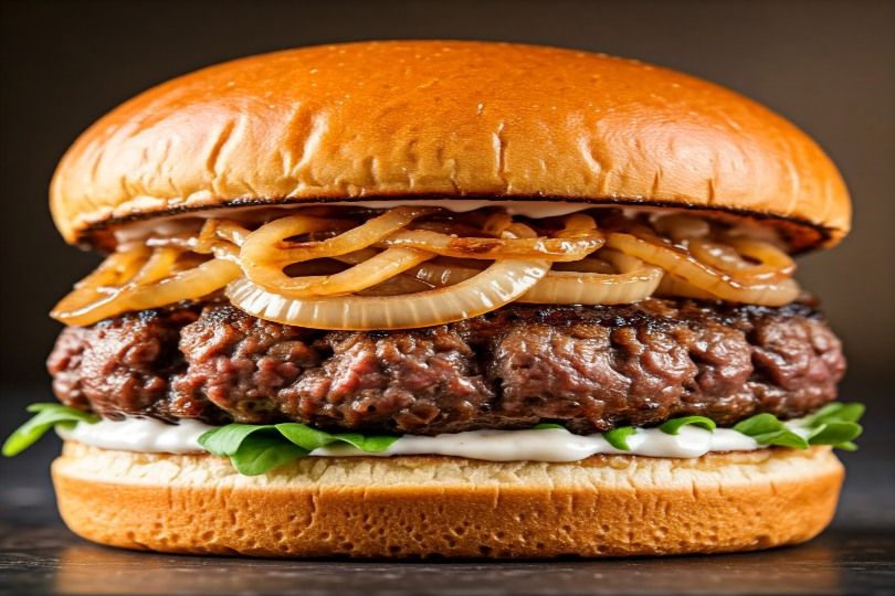 Caramelized Onion Burger