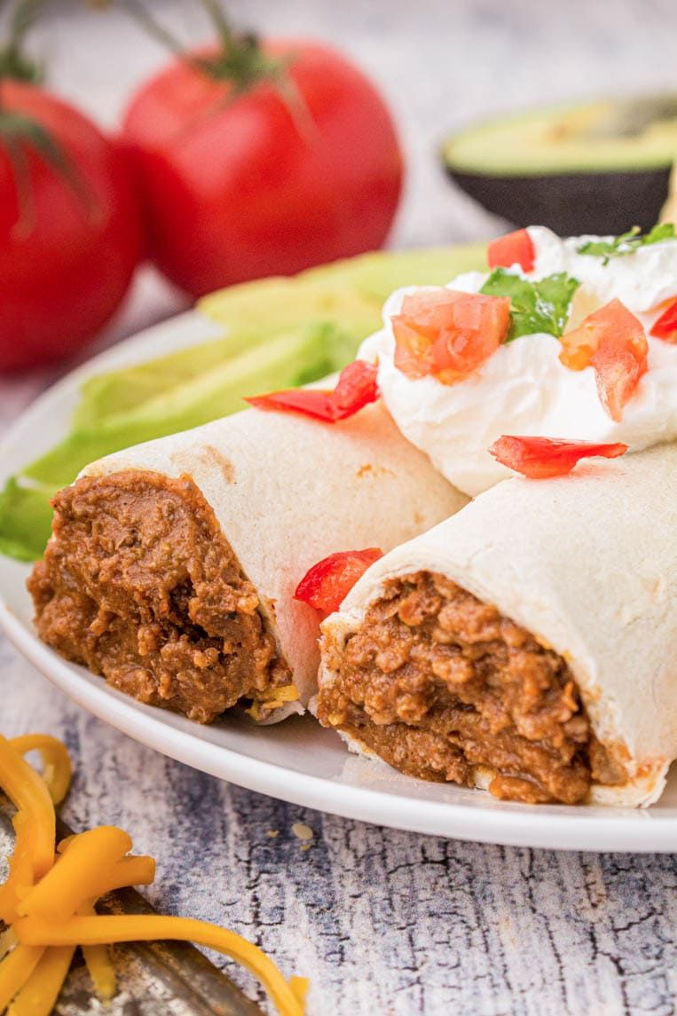 Tostado Burritos Ground Beef