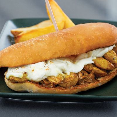 BUTTER CHICKEN BURRATA Sandwich