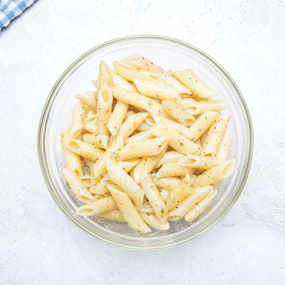 Pasta with butter and Casper herbs