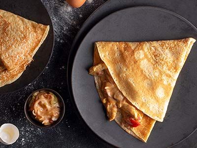 Mexican Chicken Crepe