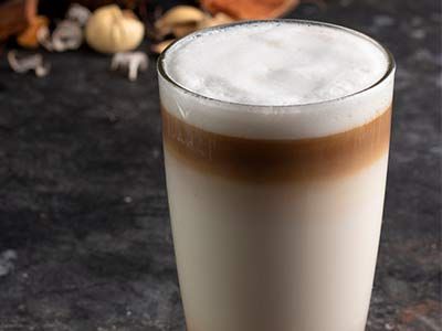 Iced Coconut With Caramel Coffee