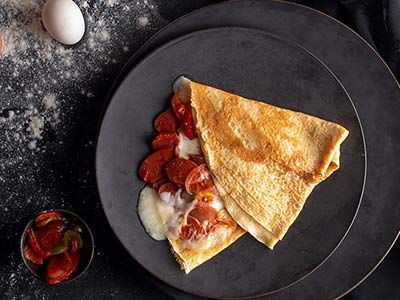 Sausage Crepe