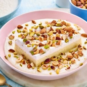 قشطوطه ارز بلبن + مكسرات
