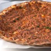 Mozzarella meat manakish