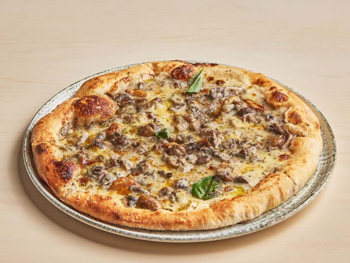 Caesar ranch pizza