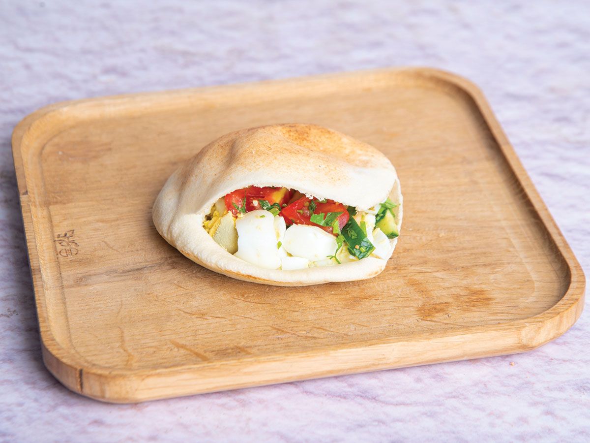 Boiled Eggs Sandwich