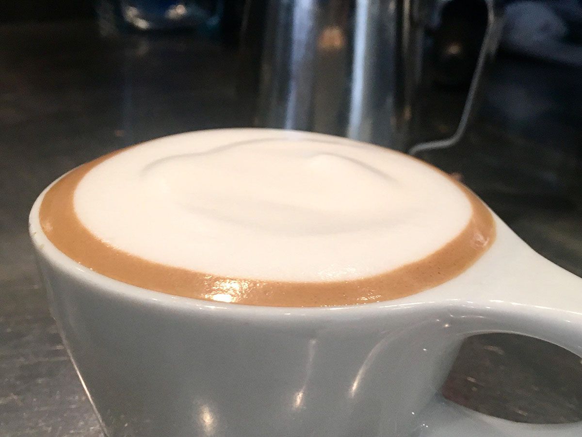 Large Cappuccino Decaf