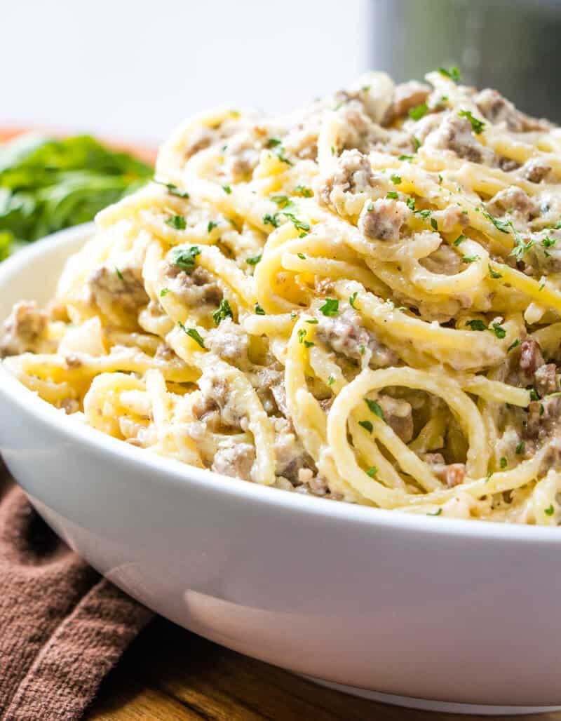 Meaty Carbonara