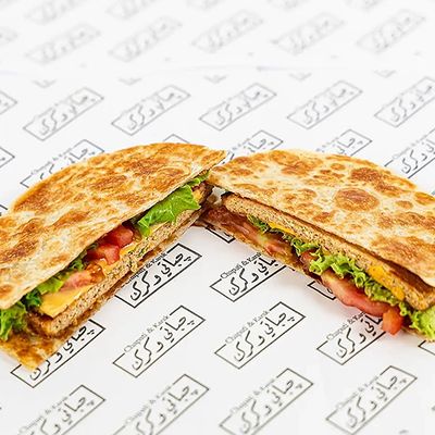 Chapati Grilled Chicken Burger