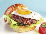 Beef Burger With Eggs