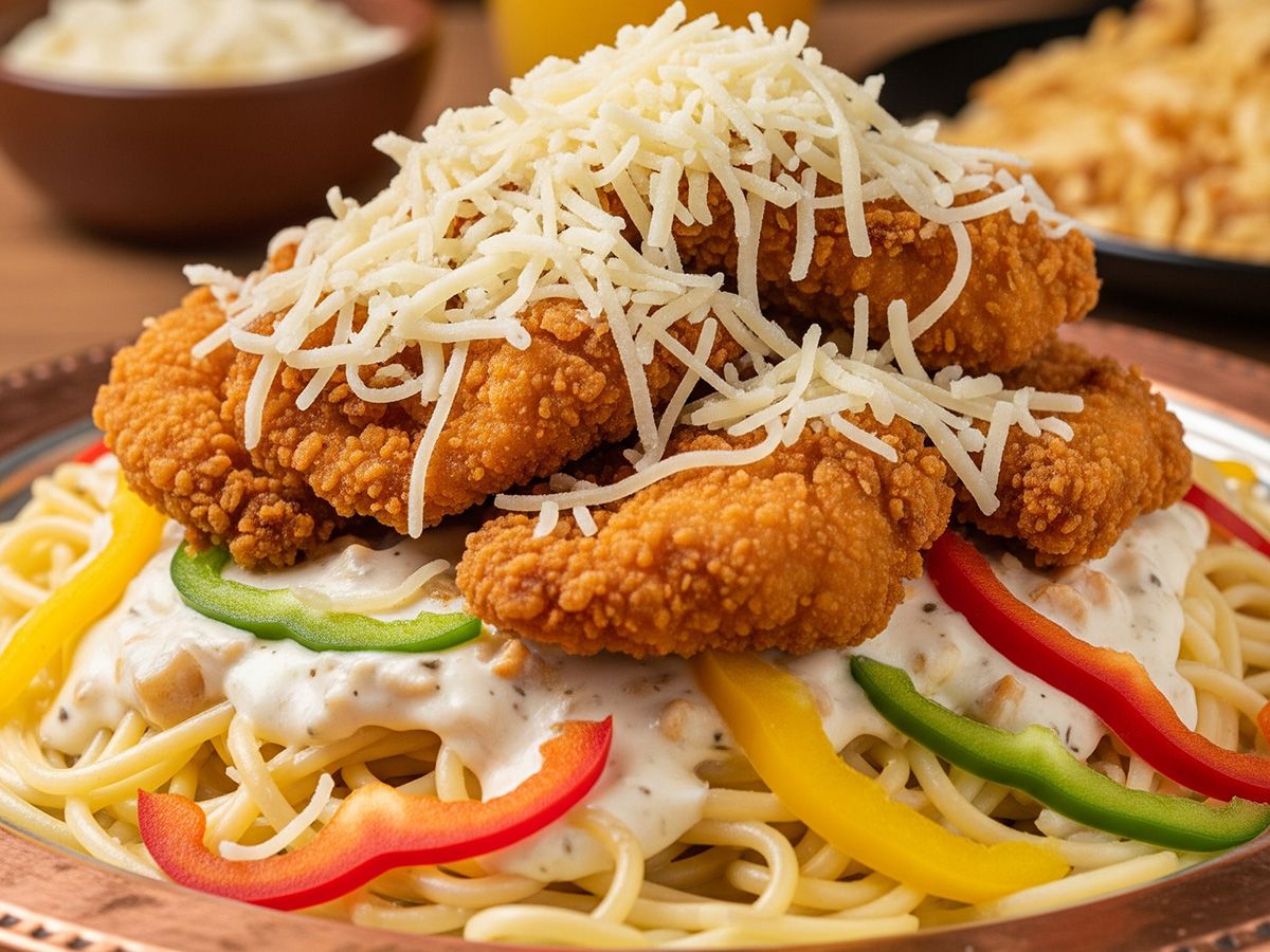 Crispy Cheese Pasta