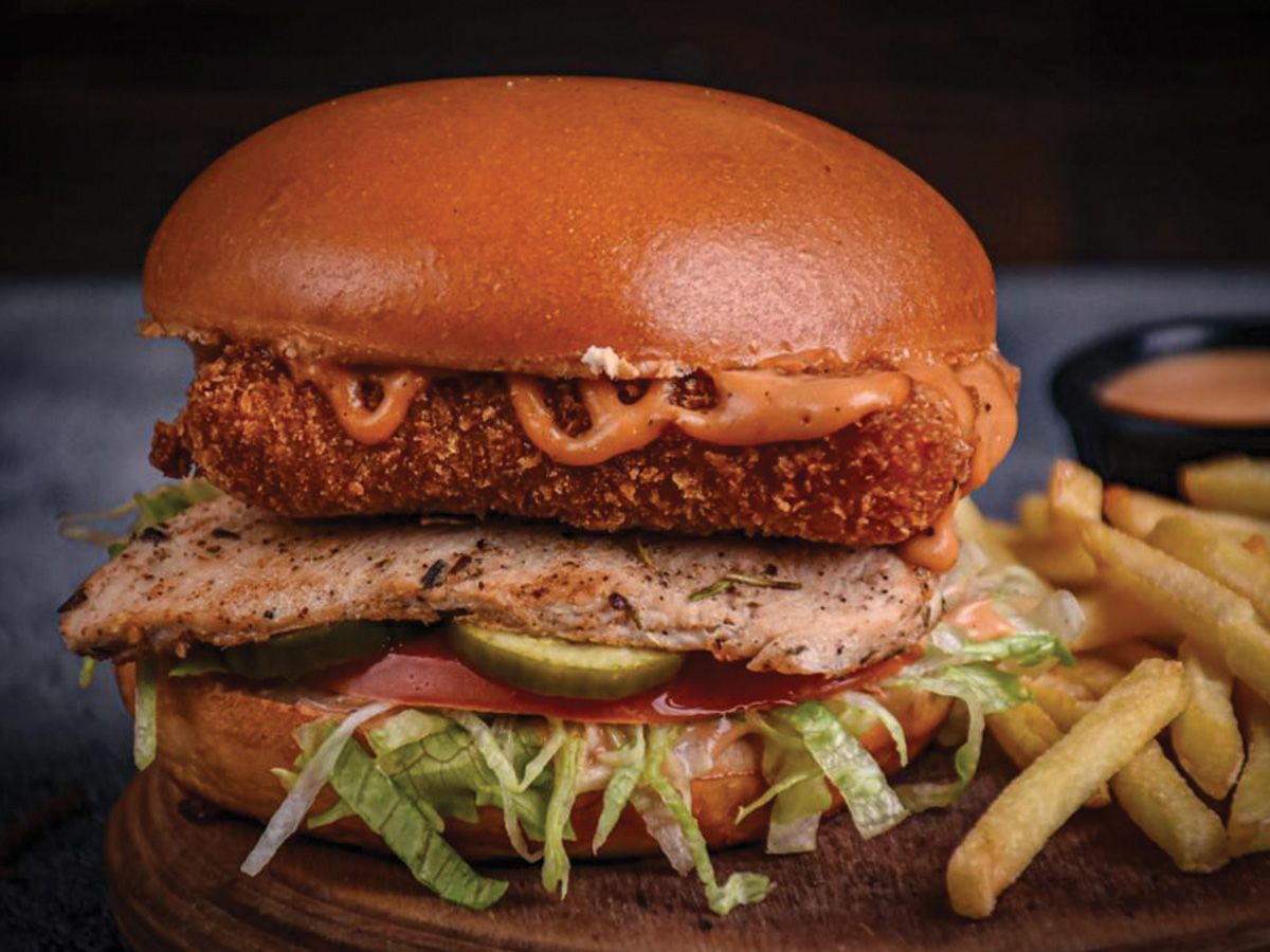 Chicken Mozzarella Burger