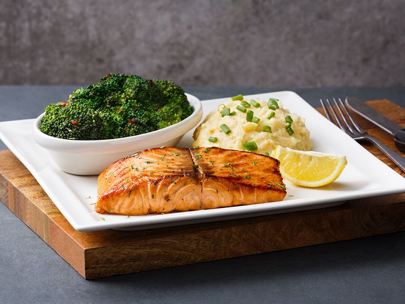 Fridays Signature Glazed Salmon