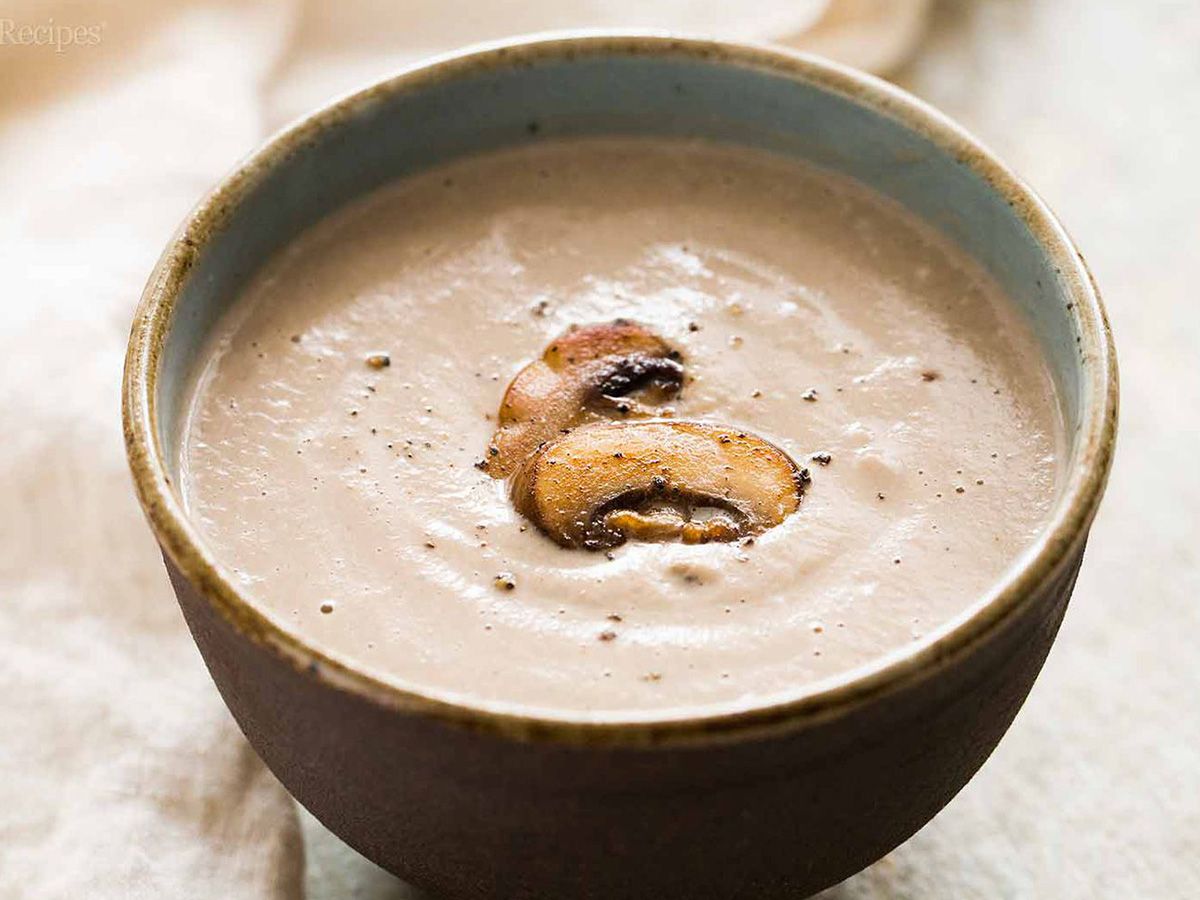 CREAM OF WILD MUSHROOMS SOUP