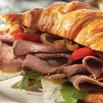 Croissant Sandwich Roast Beef