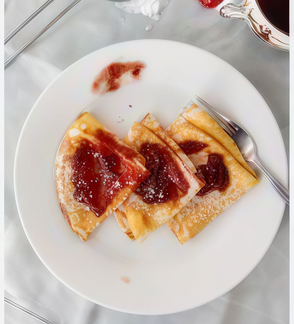 Halawa And Cream Crepe