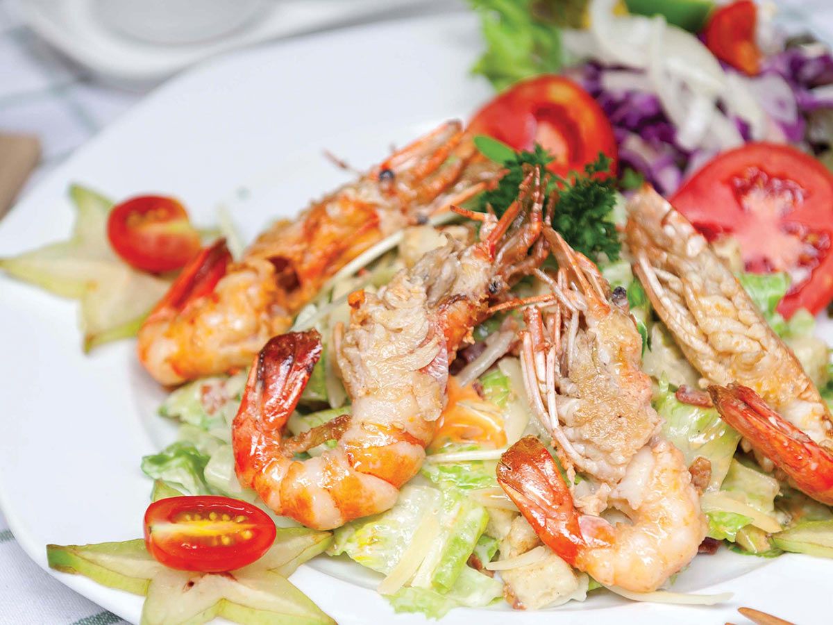 Shrimp Caesar Salad