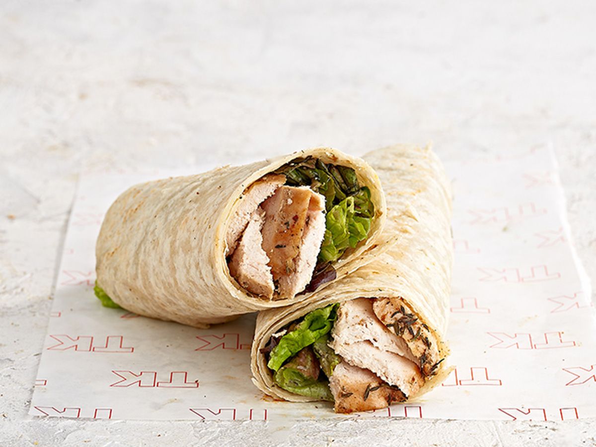 Caesar Chicken Wrap Sandwich