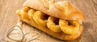 Calamari Pane Sandwich