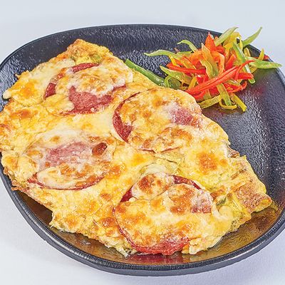 Calzone Omelette With Salami