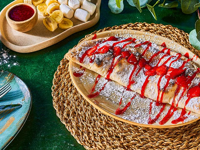 Calzone Strawberry Banana