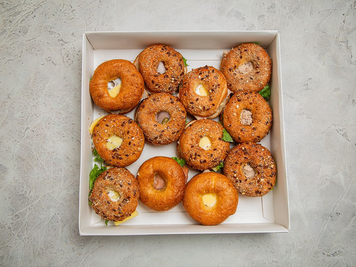 Mini Bagels Box Mix 12 Pieces