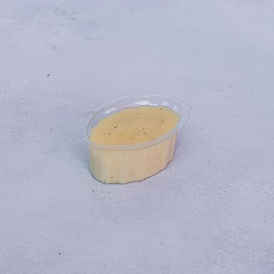 Add ranch sauce to potatoes